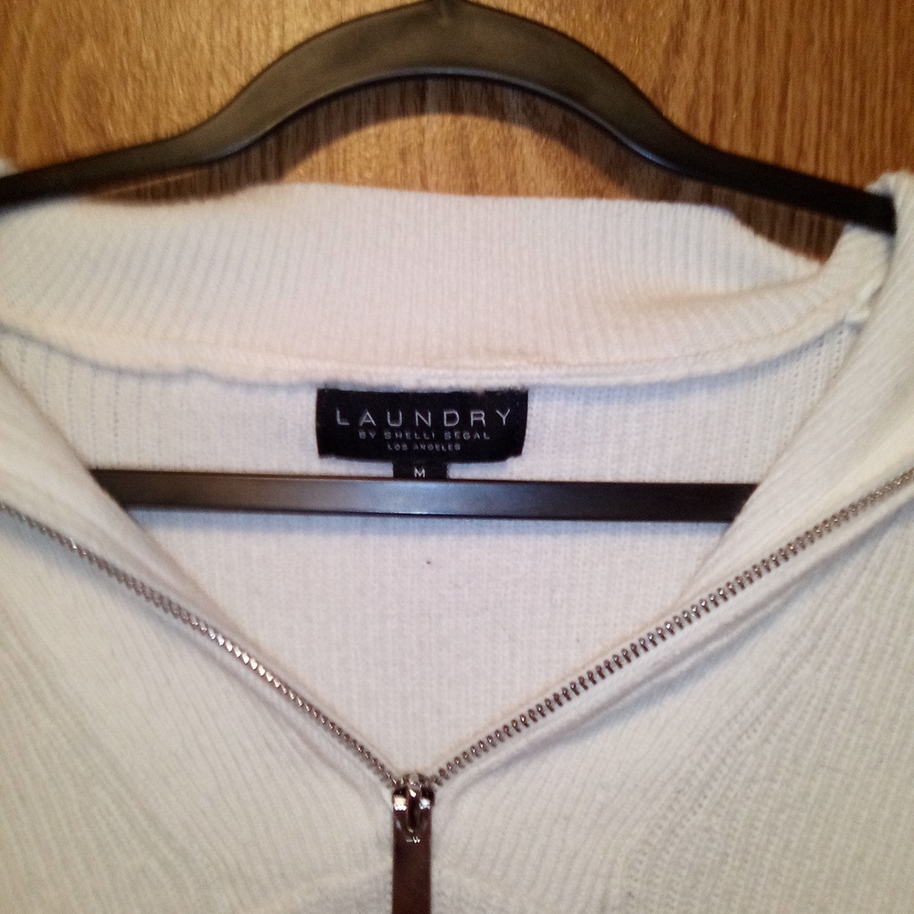 Laundry By Shelli Segal Old Money Apres Ski Preppy Nautical Sweater Size Medium - Picture 2 of 5